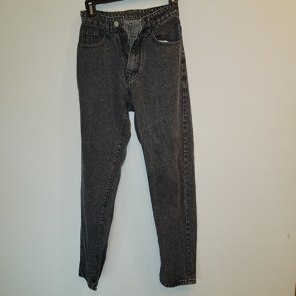 Shein Stone Washed Black/Gray Jeans, Size XS, very good condition.